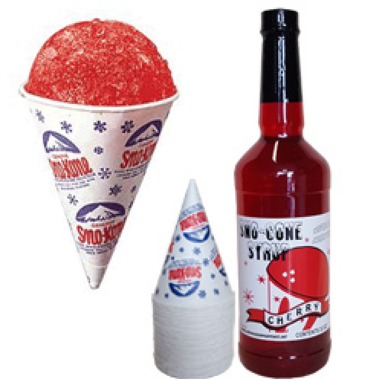 1 Qt Cherry syrup + 30 cups 1 Qt Cherry syrup + 30 cups