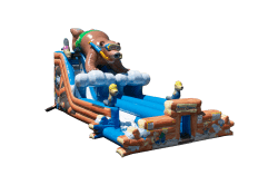 18.5 FT BEAR CAMP DUAL WATER SLIDE