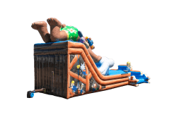 18.5 FT BEAR CAMP DUAL WATER SLIDE