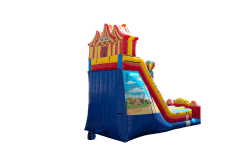 24 FT FUN FAIR DUAL DRY SLIDE