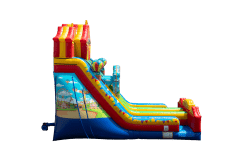 24 FT FUN FAIR DUAL DRY SLIDE